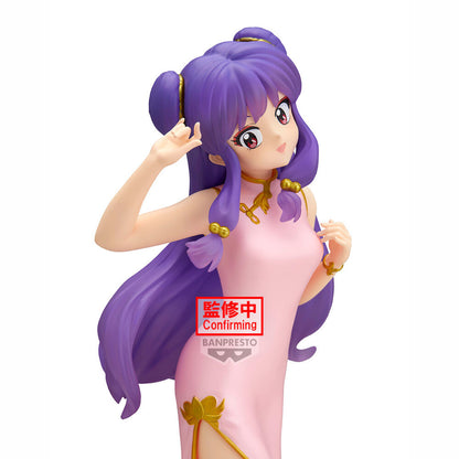 Figura de Shampoo de Ranma 1/2 con vestido rosa y cabello morado - 3