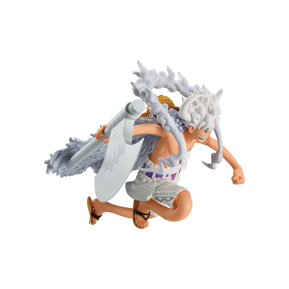 Figura de Monkey D. Luffy II Cross Posing de One Piece con hacha - 3