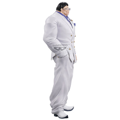 Figura Banpresto de Hanayama Kaoru de Baki con traje blanco - 3