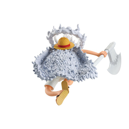 Figura de Monkey D. Luffy II Cross Posing de One Piece con hacha - 4