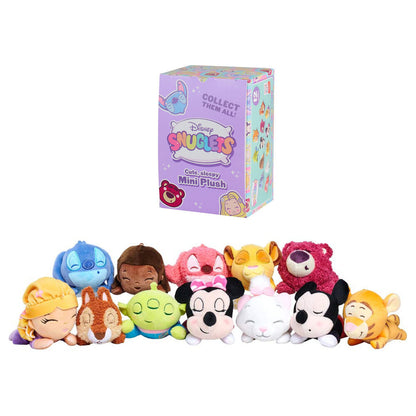 Caja misteriosa Disney Snuglets con mini peluches surtidos