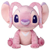 Peluche Angel Stitch Disney rosa de 50 cm