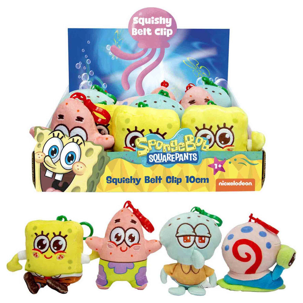 Peluches llavero surtidos de Bob Esponja con clip