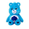 Peluche azul de Quejoso de Osos Amorosos con detalles de corazones