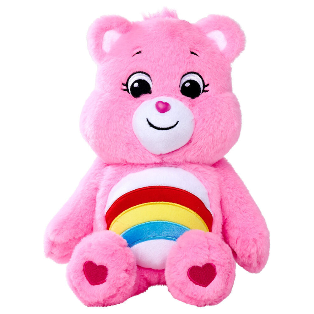 Peluche rosa de Mimosa de Osos Amorosos con arcoíris