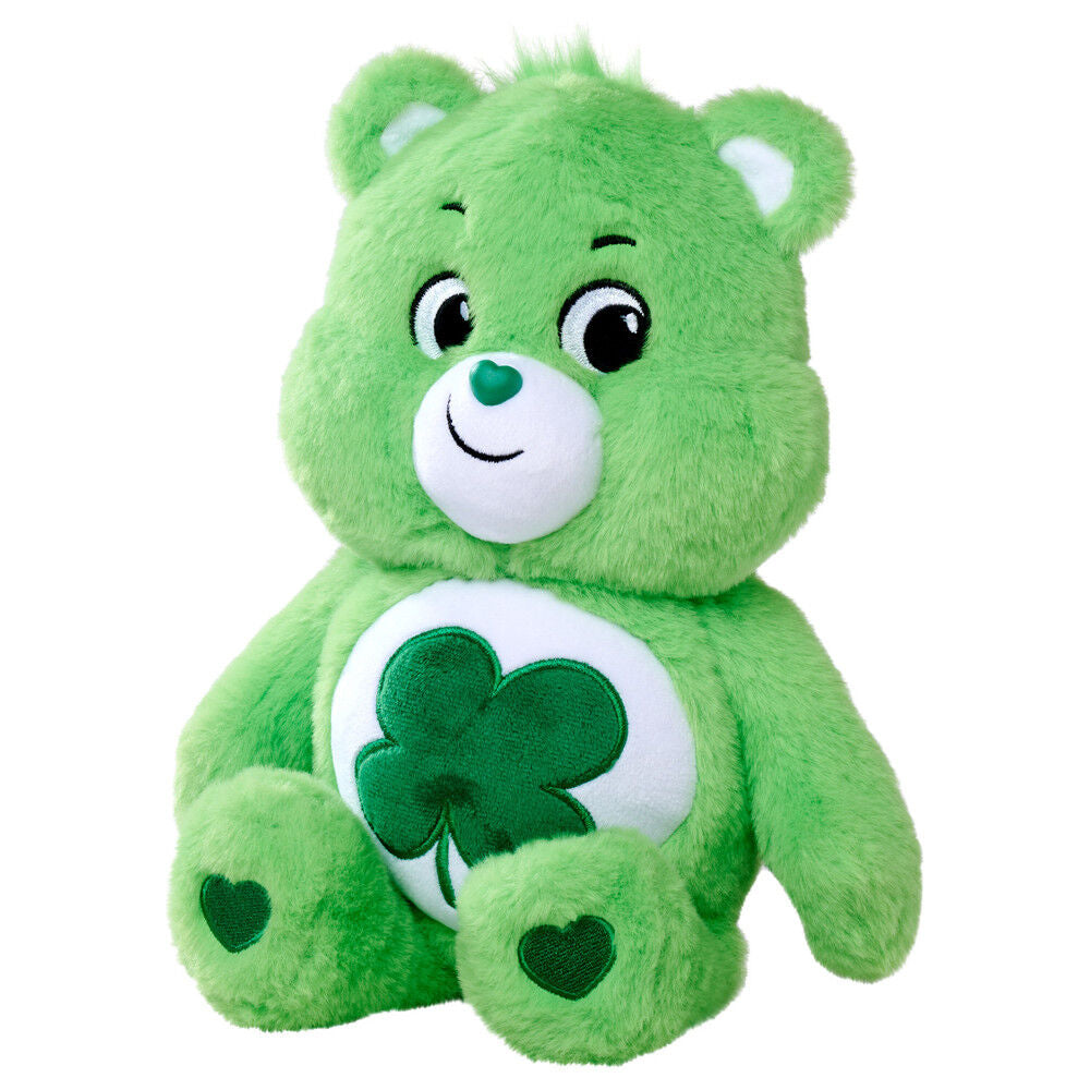 Peluche verde Fortunoso de Osos Amorosos con trébol y corazones - 2