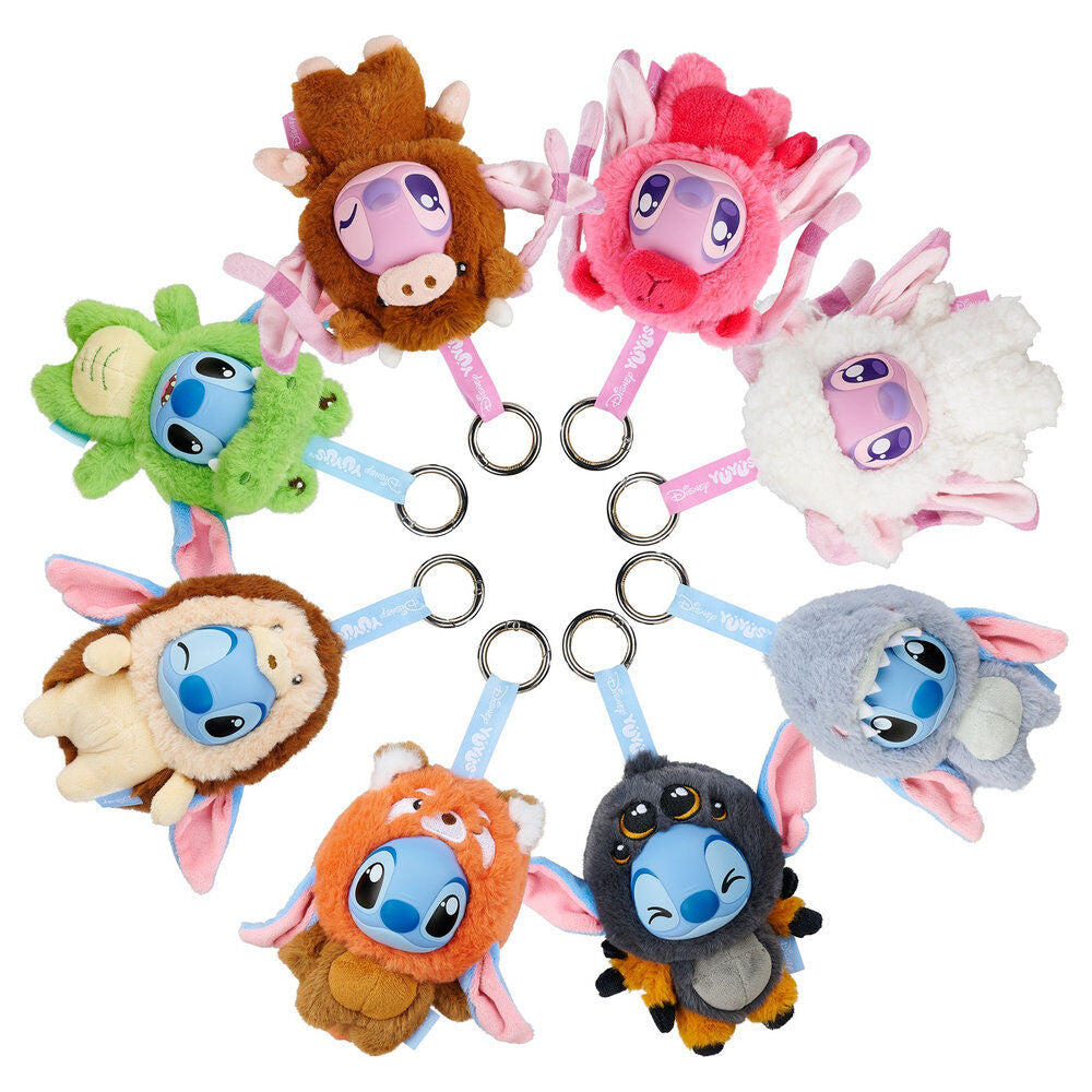 Peluche sorpresa YuYus Disney de Stitch y Angel con diseños surtidos - 3