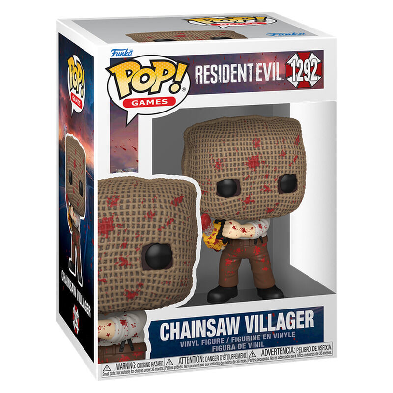 Figura Funko POP Resident Evil Chainsaw Villager con motosierra - 2