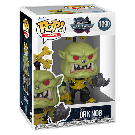 Figura Funko POP! Warhammer Ork Nob con armadura amarilla y negra - 2