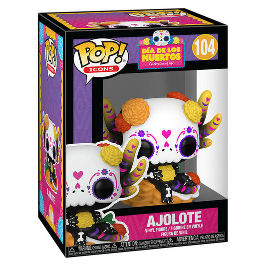 Figura Funko POP! de ajolote decorado con motivos del Día de los Muertos - 2