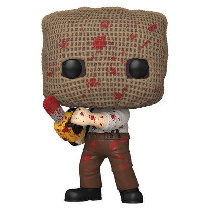 Figura Funko POP Resident Evil Chainsaw Villager con motosierra
