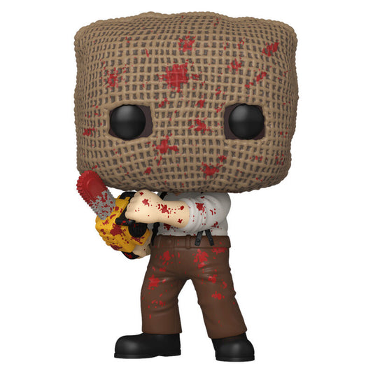Figura Funko POP Resident Evil Chainsaw Villager con motosierra
