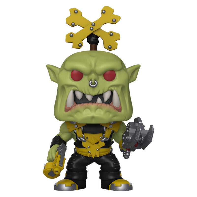 Figura Funko POP! Warhammer Ork Nob con armadura amarilla y negra