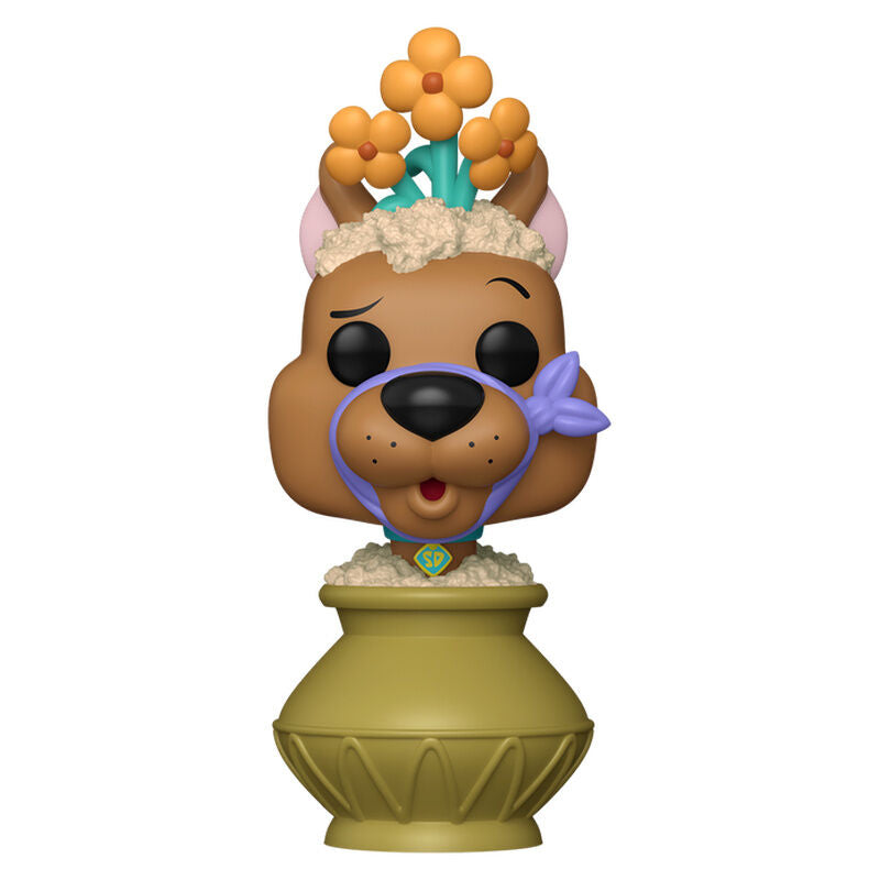 Figura Funko POP! de Scooby-Doo con flores y base ornamental