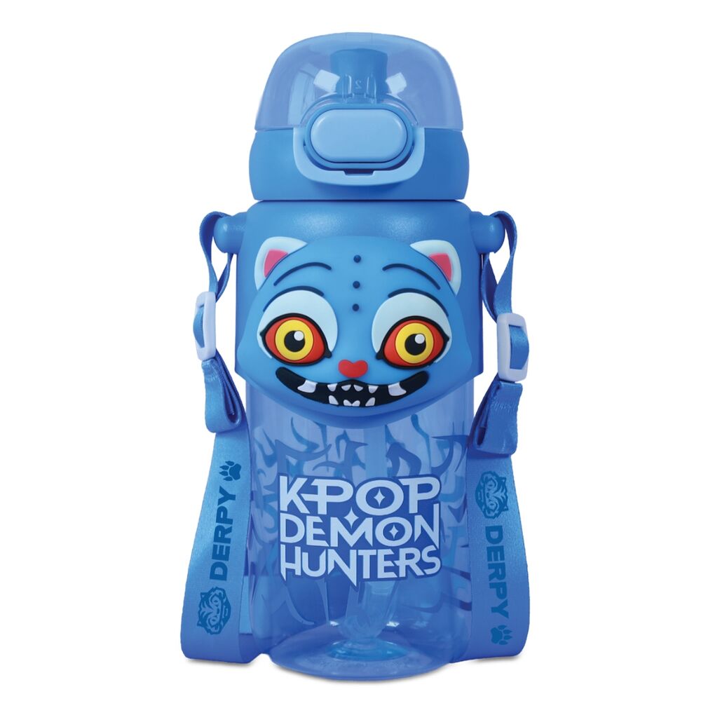 Botella azul 3D de Derpy de KPop Demon Hunters de 600 ml