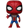 Figura Funko POP! de Iron Spider con traje rojo y azul