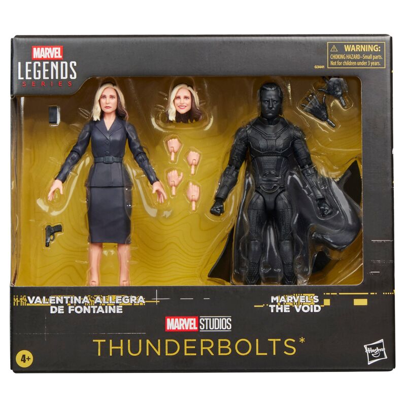 Set Marvel Legends Thunderbolts con Valentina y Marvel's The Void