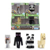 Figuras Metalfigs Minecraft surtidas de Steve, Enderman, panda y llama