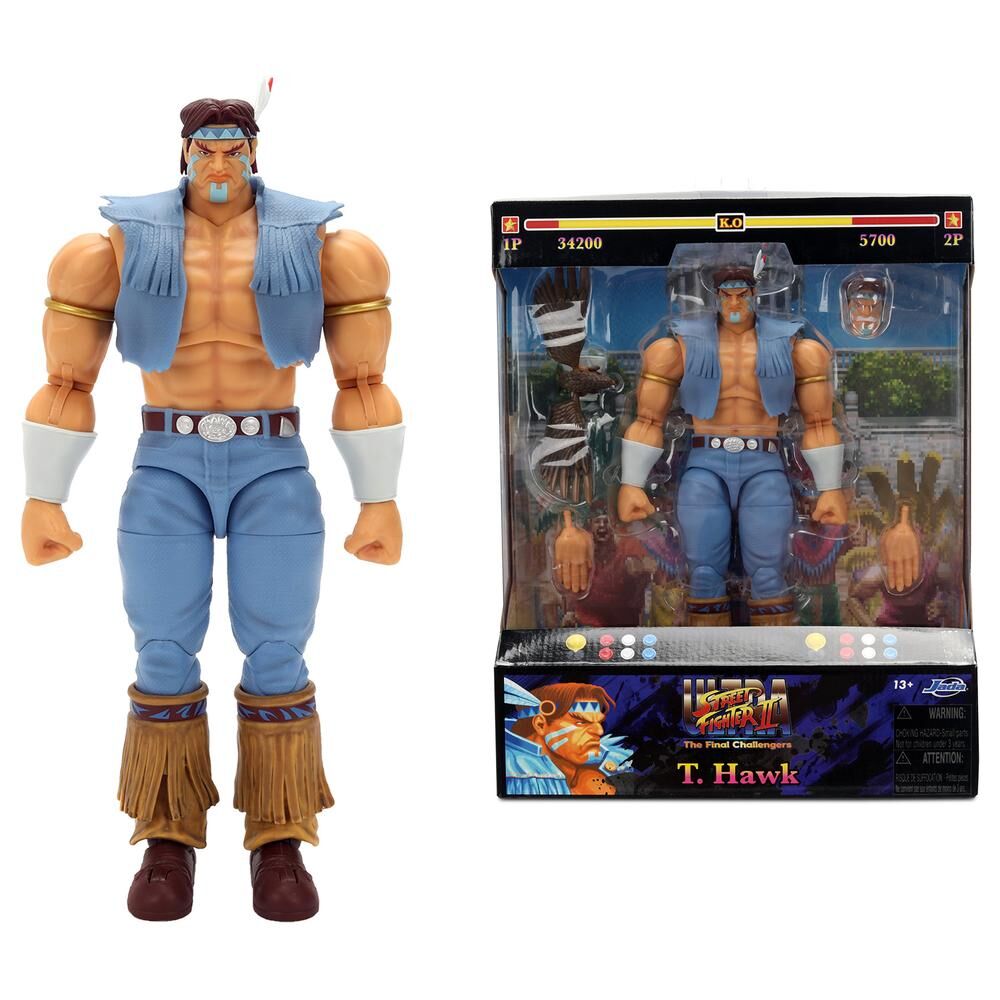 Figura de T. Hawk de Street Fighter II de 17 cm
