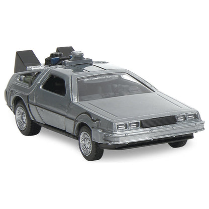 Coche DeLorean plateado de Regreso al Futuro de Jada Toys