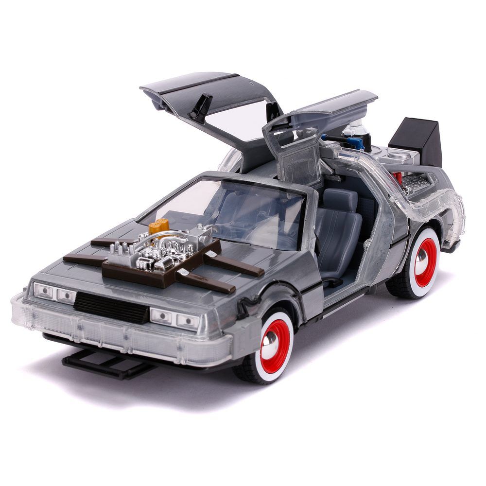Coche gris de Regreso al Futuro de Jada Toys