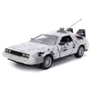 Coche gris plateado de Regreso al Futuro de JADA TOYS