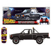 Toyota SR5 negro de Marty con monopatín de Regreso al Futuro