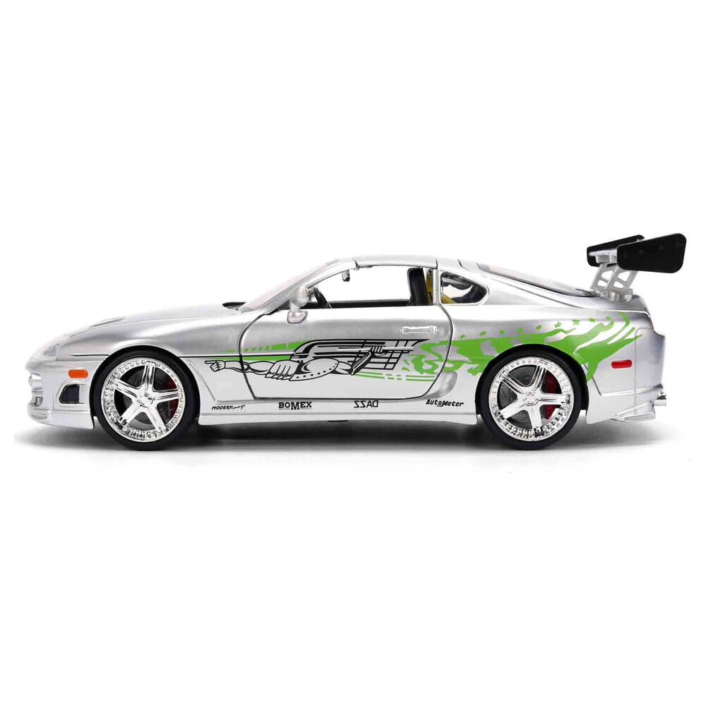 Coche Toyota Supra 1995 plateado de Brian de Fast & Furious - 2