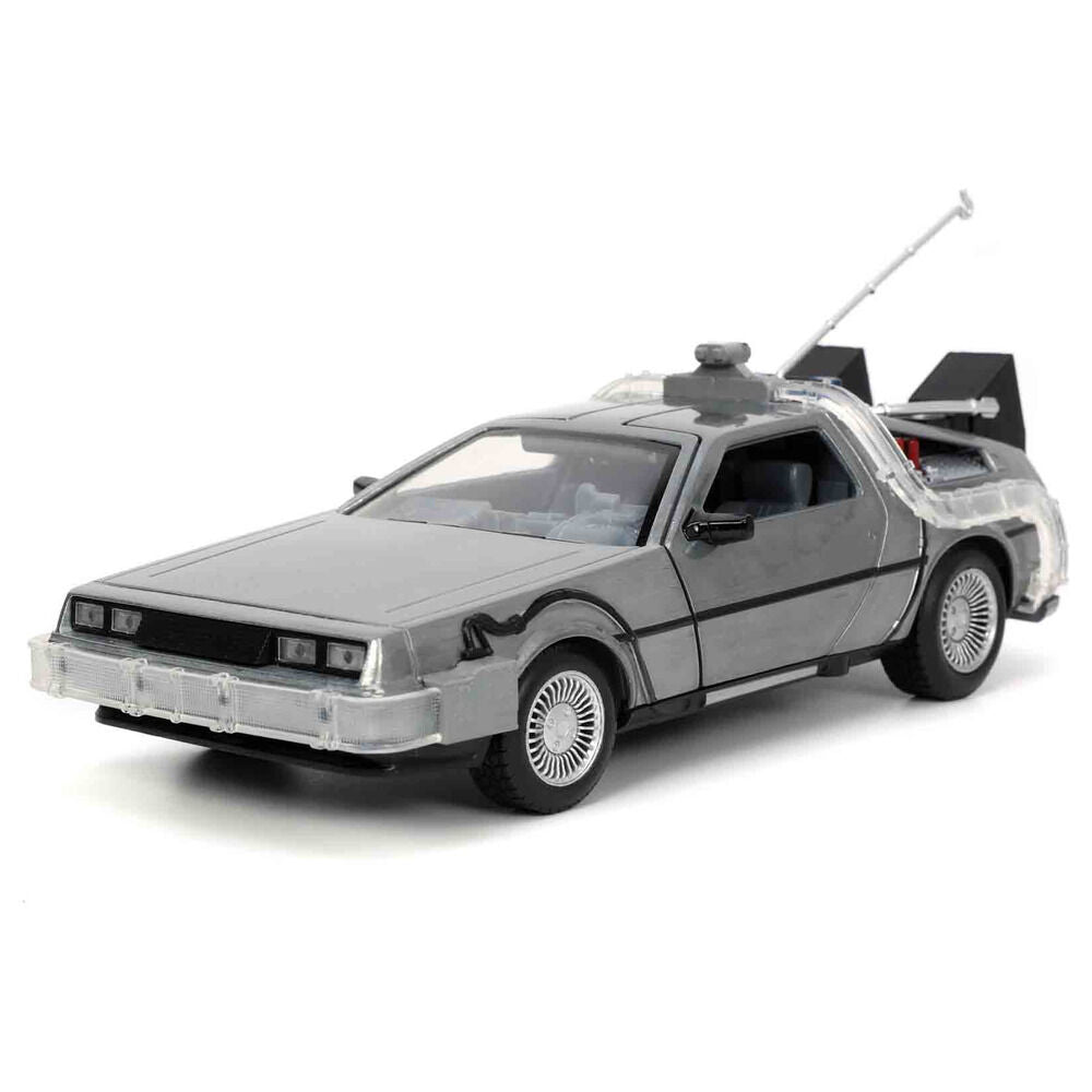 Coche DeLorean gris de Regreso al Futuro de Jada Toys - 2