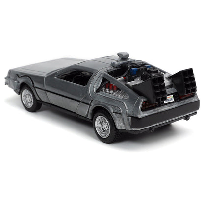 Coche DeLorean plateado de Regreso al Futuro de Jada Toys - 3