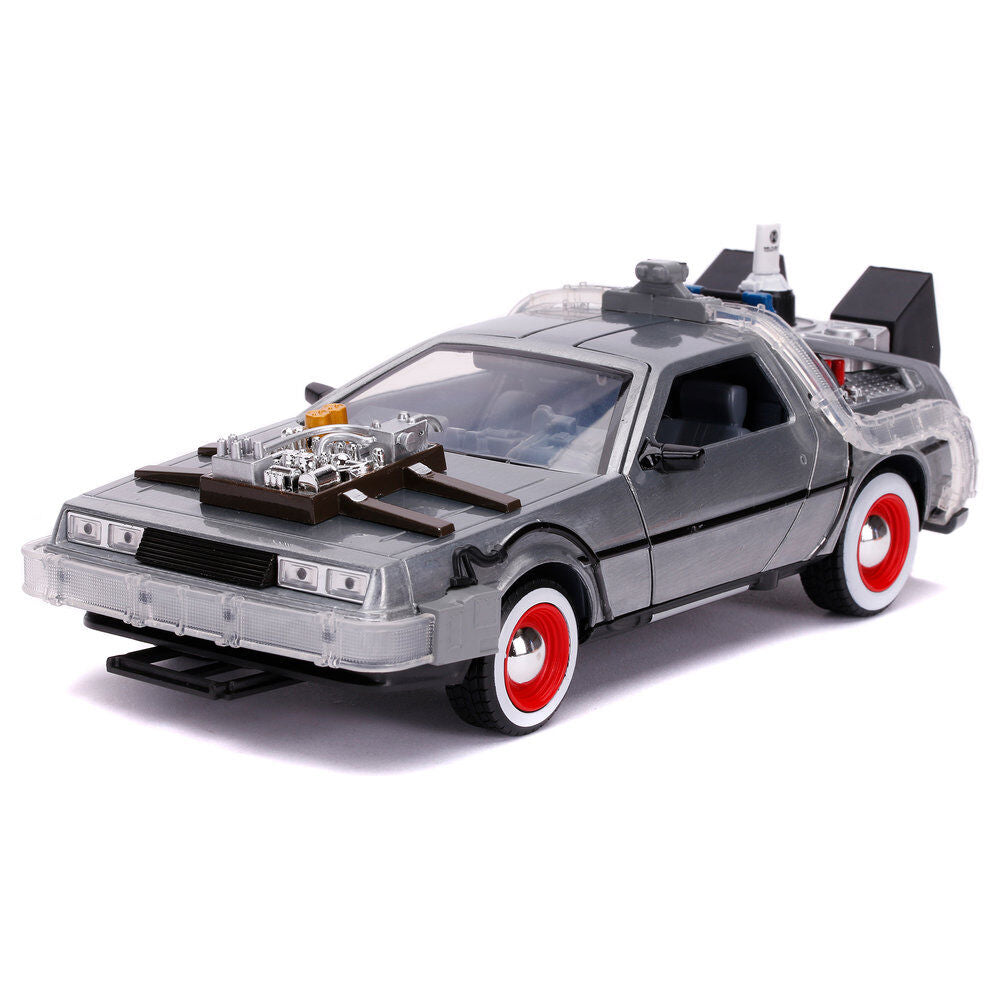 Coche gris de Regreso al Futuro de Jada Toys - 3