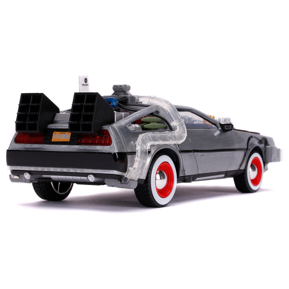Coche gris de Regreso al Futuro de Jada Toys - 4