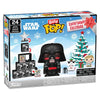 Calendario de Adviento Star Wars Bitty Pop! de FUNKO con diseño navideño