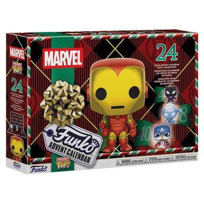 Calendario de Adviento Marvel Pocket Pop! de FUNKO con 24 figuras