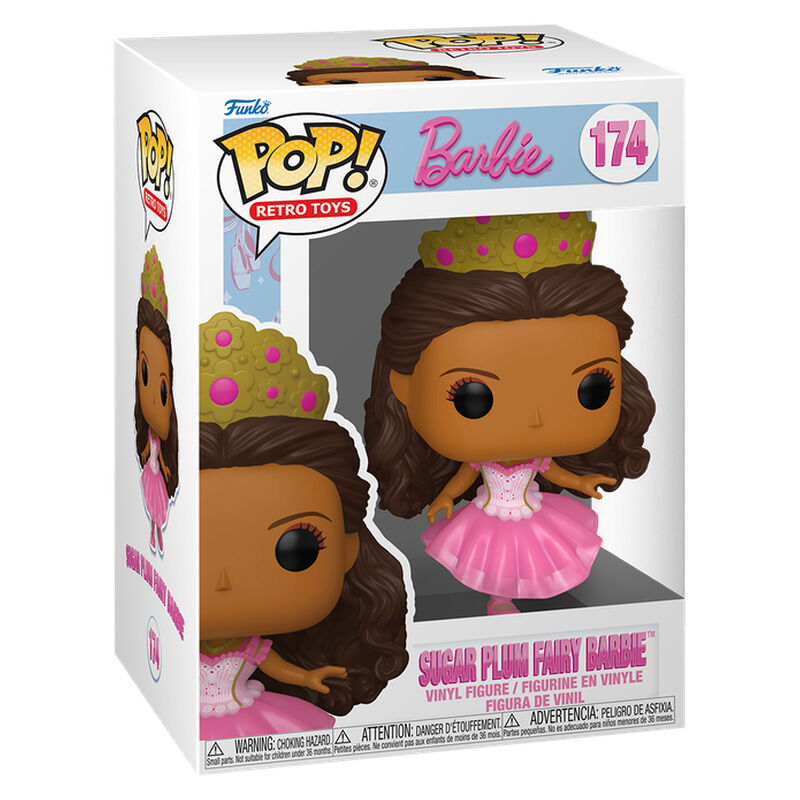 Figura Funko POP! Barbie Sugar Plum Fairy con vestido rosa y corona dorada - 2