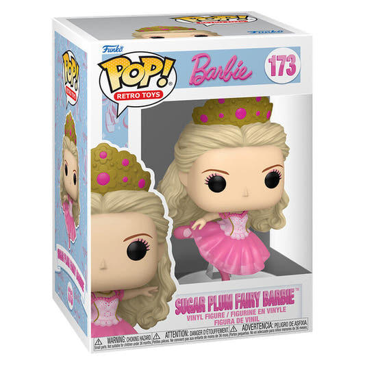 Figura Funko POP! Sugar Plum Fairy Barbie con vestido rosa y corona dorada - 2