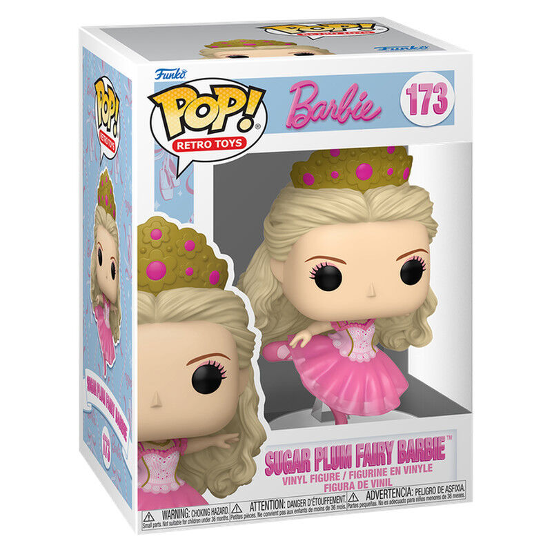 Figura Funko POP! Sugar Plum Fairy Barbie con vestido rosa y corona dorada - 2