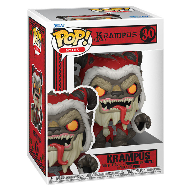 Figura Funko POP! de Krampus con abrigo rojo de Santa - 2