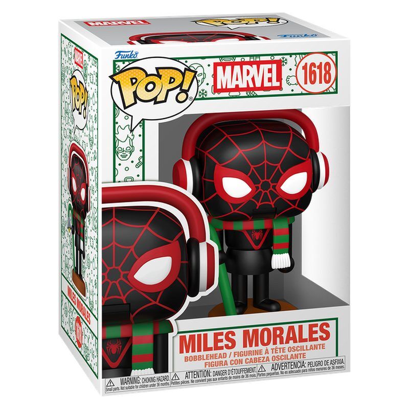 Figura Funko POP! Marvel de Miles Morales con auriculares y bufanda - 2