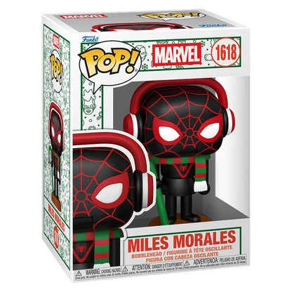 Figura Funko POP! Marvel de Miles Morales con auriculares y bufanda - 2