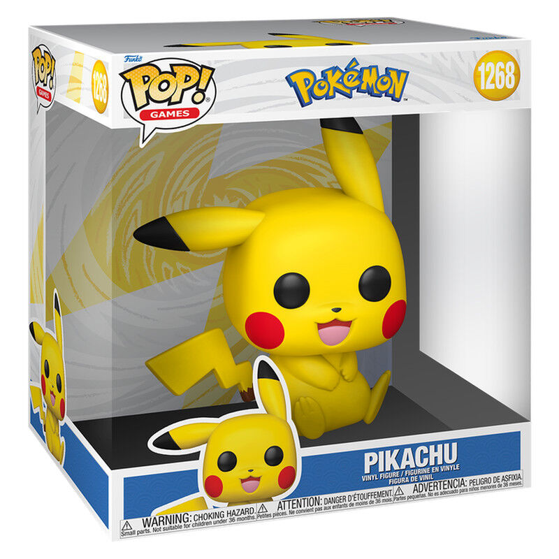 Figura Funko POP! Jumbo de Pikachu en caja Pokémon