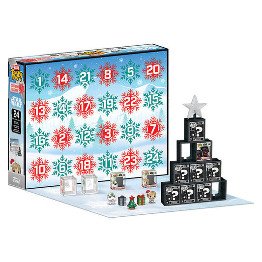 Calendario de Adviento Star Wars Bitty Pop! de FUNKO con diseño navideño - 2