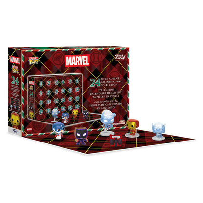 Calendario de Adviento Marvel Pocket Pop! de FUNKO con 24 figuras - 2
