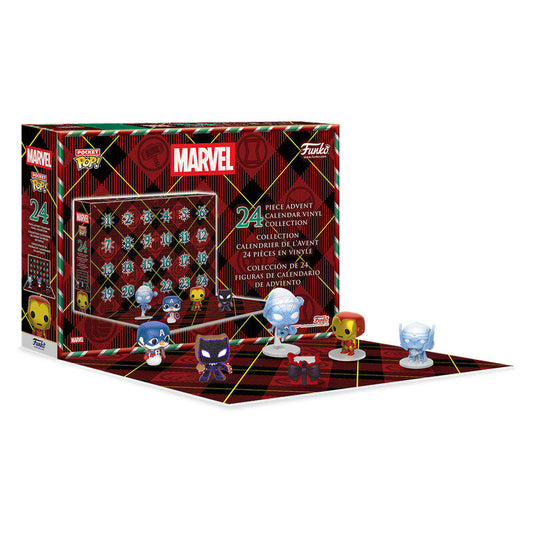 Calendario de Adviento Marvel Pocket Pop! de FUNKO con 24 figuras - 2