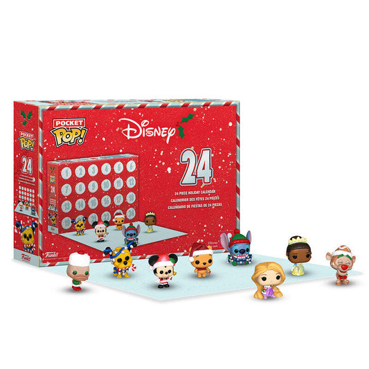 Calendario de adviento Funko Pocket Pop Disney con Mickey vestido de Papá Noel - 2