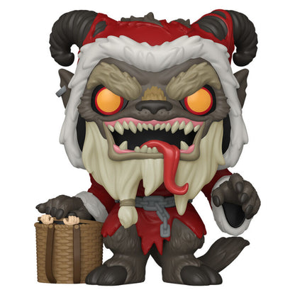 Figura Funko POP! de Krampus con abrigo rojo de Santa