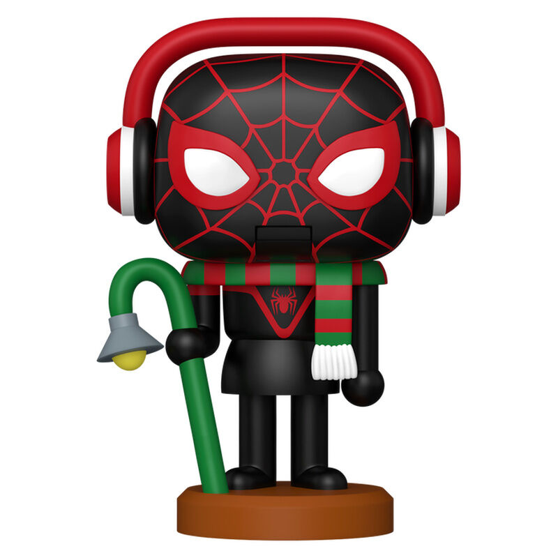 Figura Funko POP! Marvel de Miles Morales con auriculares y bufanda