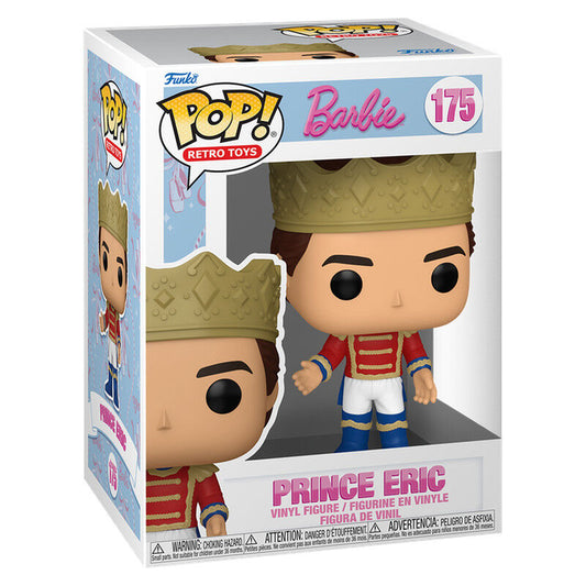 Figura FUNKO POP! Barbie Prince Eric con corona y uniforme - 2