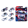 Coche BMW M3 Majorette blanco de metal