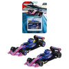 Coche F1 Alpine Motorsport Deluxe de Majorette en azul y rosa